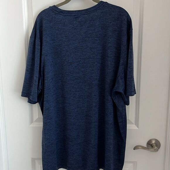 NFL Authentic Denver Broncos Blue T-Shirt TX Cool - Picture 5 of 6